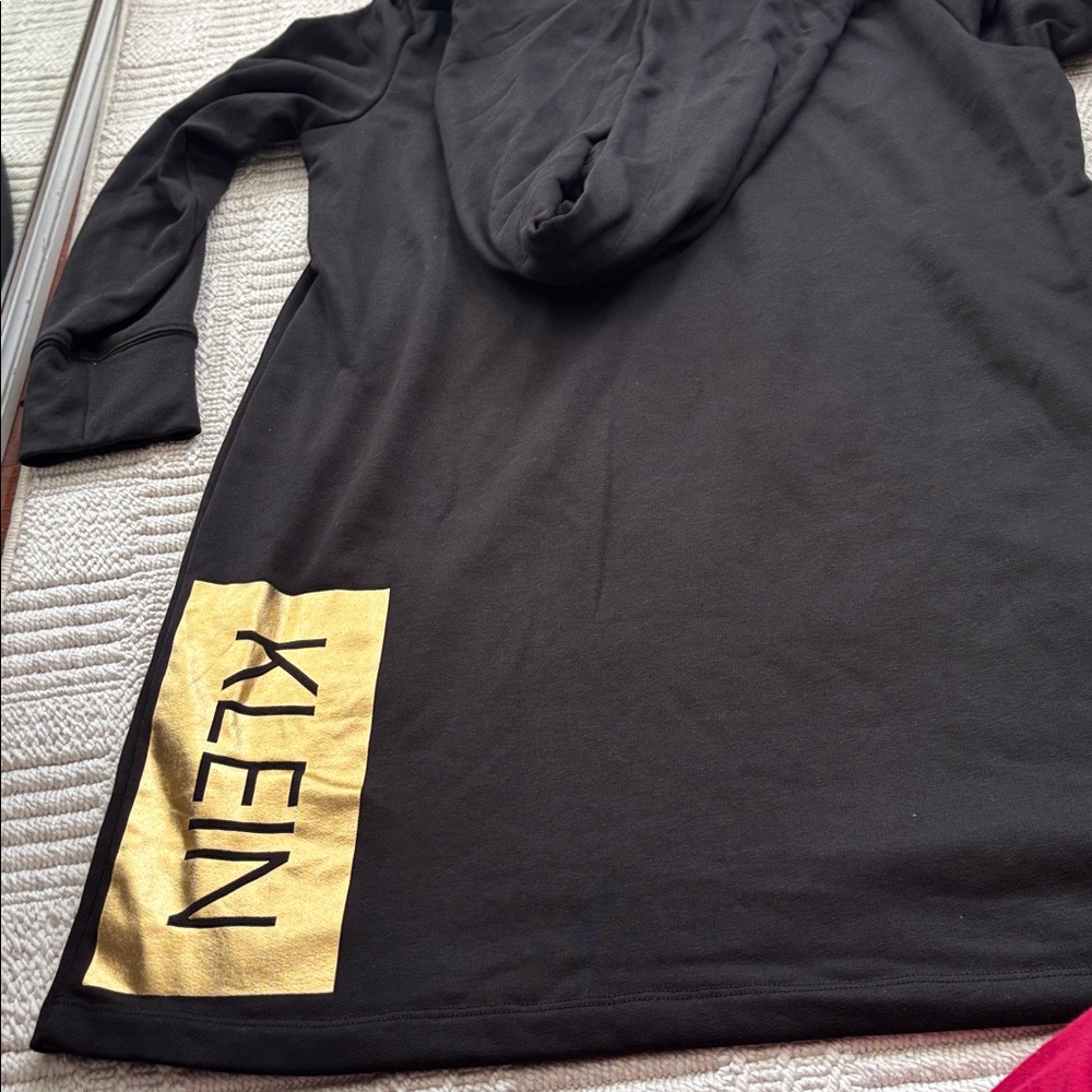 Calvin Klein Brown Hoodie with Gold Eyelets - Picture 7 of 7